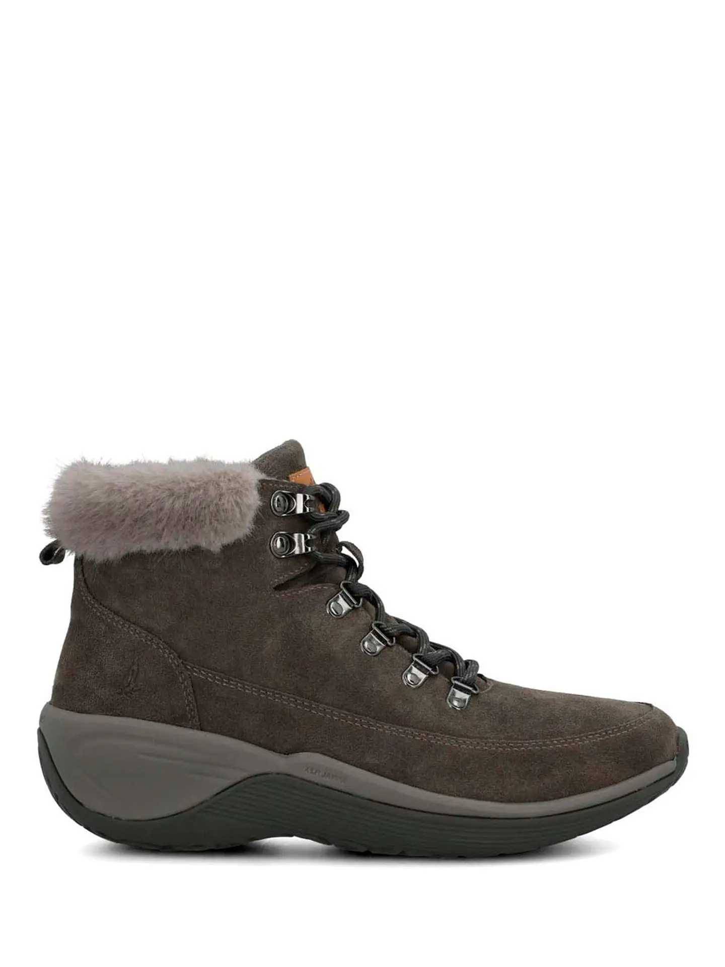 Botin Cuero Mujer Spinal Rug Alpine Gris 1