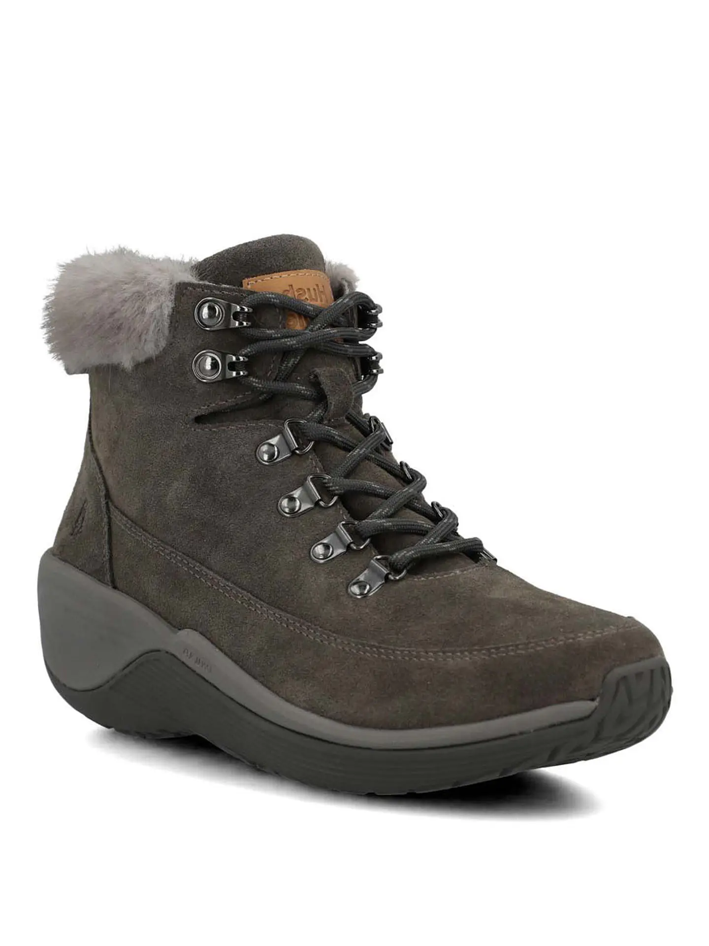 Botin Cuero Mujer Spinal Rug Alpine Gris 2