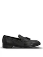 Mocasin Hombre Italiano Cuero Abete Negro - Miniatura 1