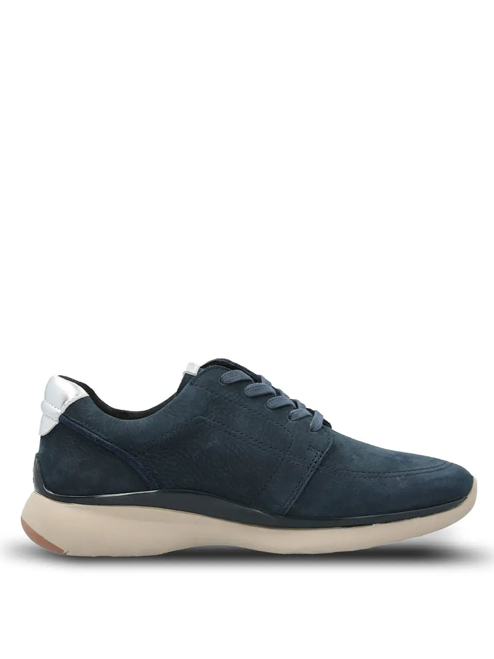 Zapatilla Cuero Mujer Goss Azul 1
