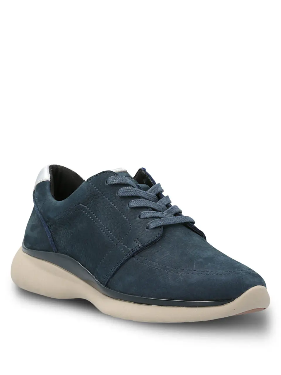 Zapatilla Cuero Mujer Goss Azul 2
