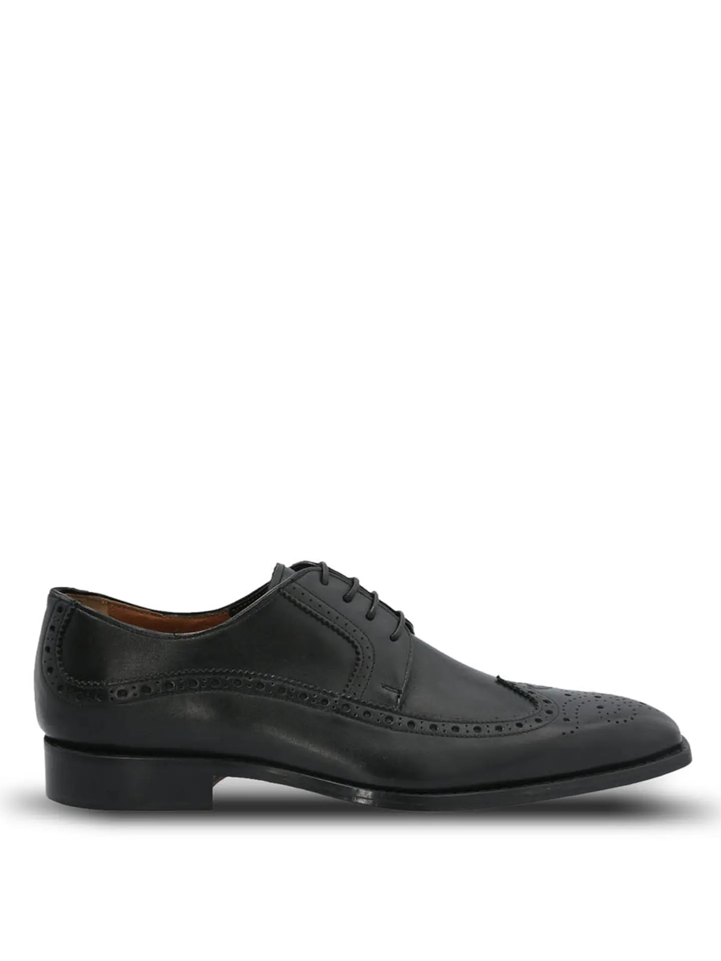 Zapato Vestir Cuero Hombre Marino Negro 1