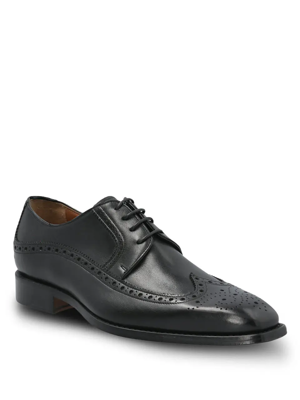 Zapato Vestir Cuero Hombre Marino Negro 2