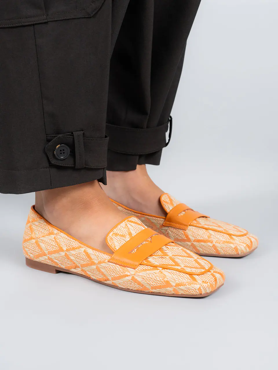 Mocasin Mujer Bellano Naranja 2