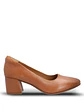 Zapato Cuero Mujer Lecco Café - Miniatura 1