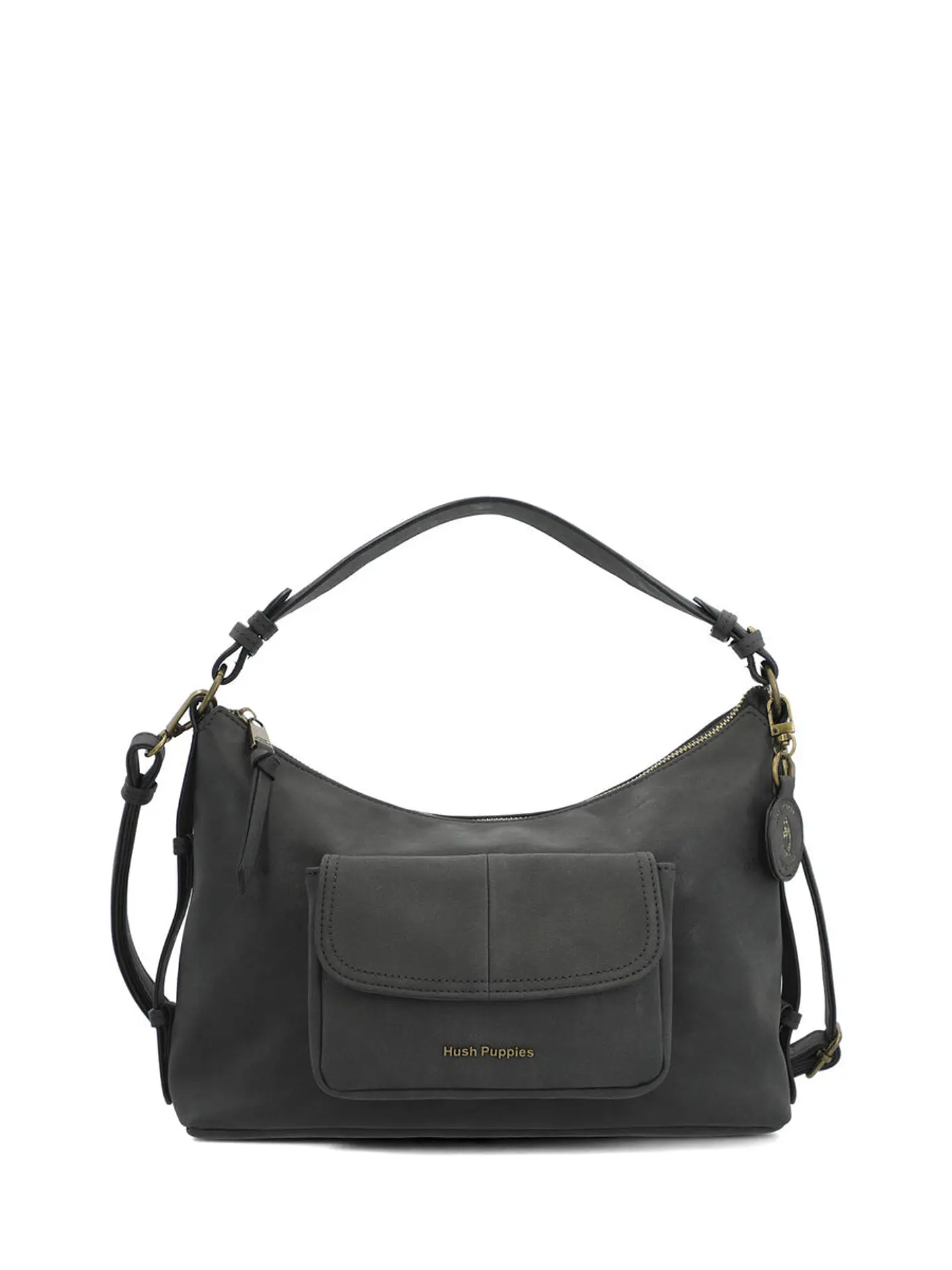 Cartera Ecocuero Mujer Dover Hobo Negro 1