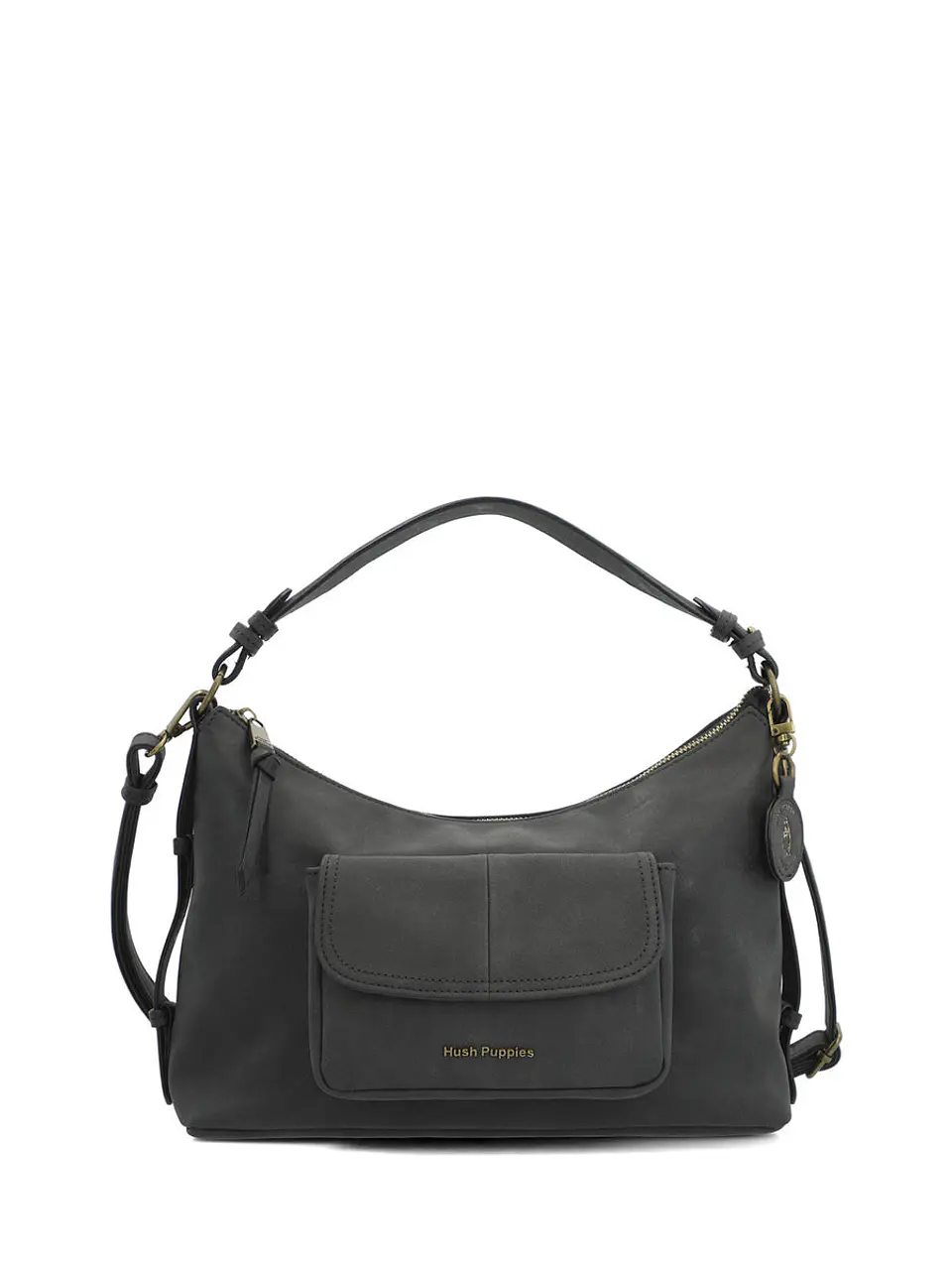 Cartera Ecocuero Mujer Dover Hobo Negro 1