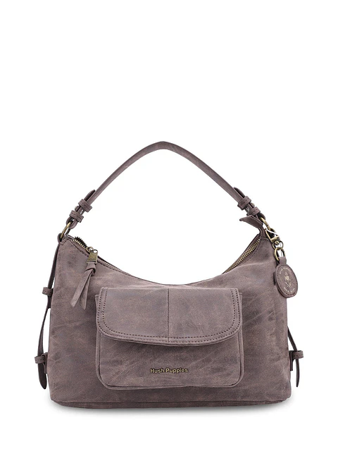 Cartera Ecocuero Mujer Dover Hobo Café