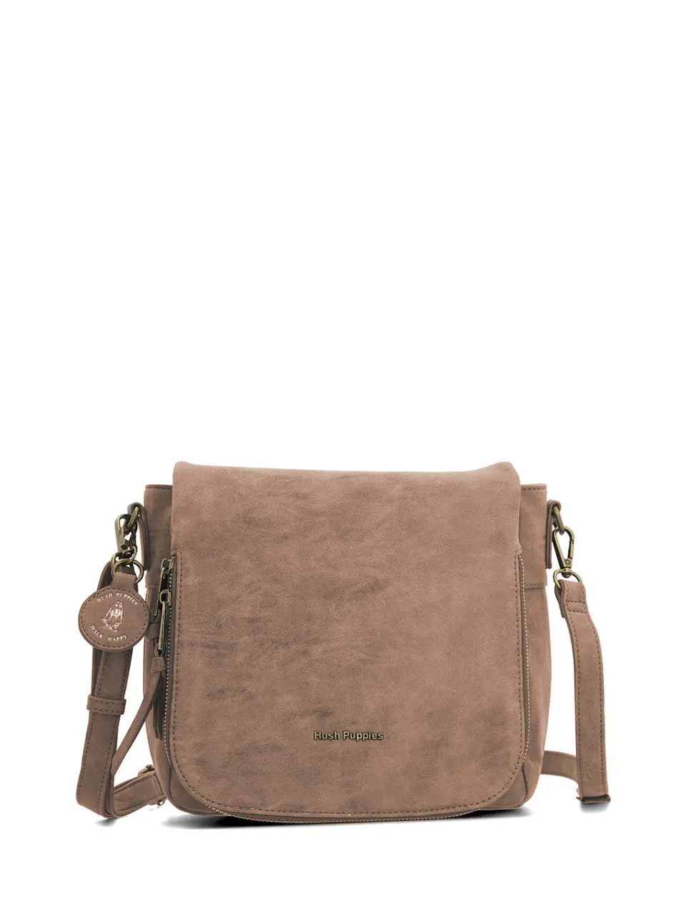 Cartera Ecocuero Mujer Derby Cross Café 1