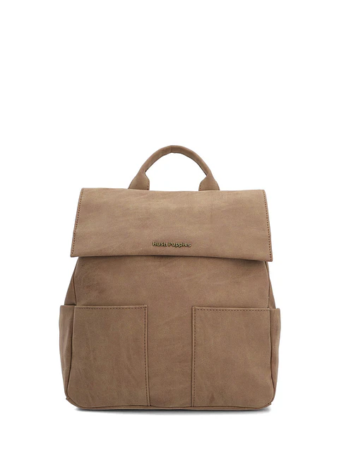 Mochila Ecocuero Mujer Dallas Back Café