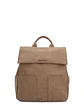 Mochila Ecocuero Mujer Dallas Back Café - Miniatura 1