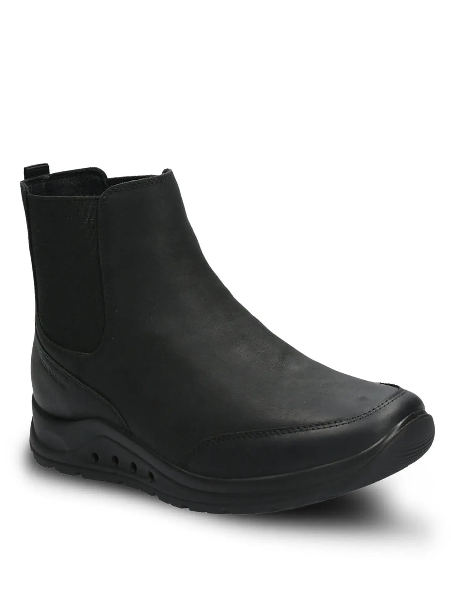 Botin Cuero Mujer Coley Negro 2