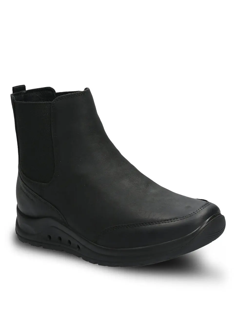 Botin Cuero Mujer Coley Negro 2
