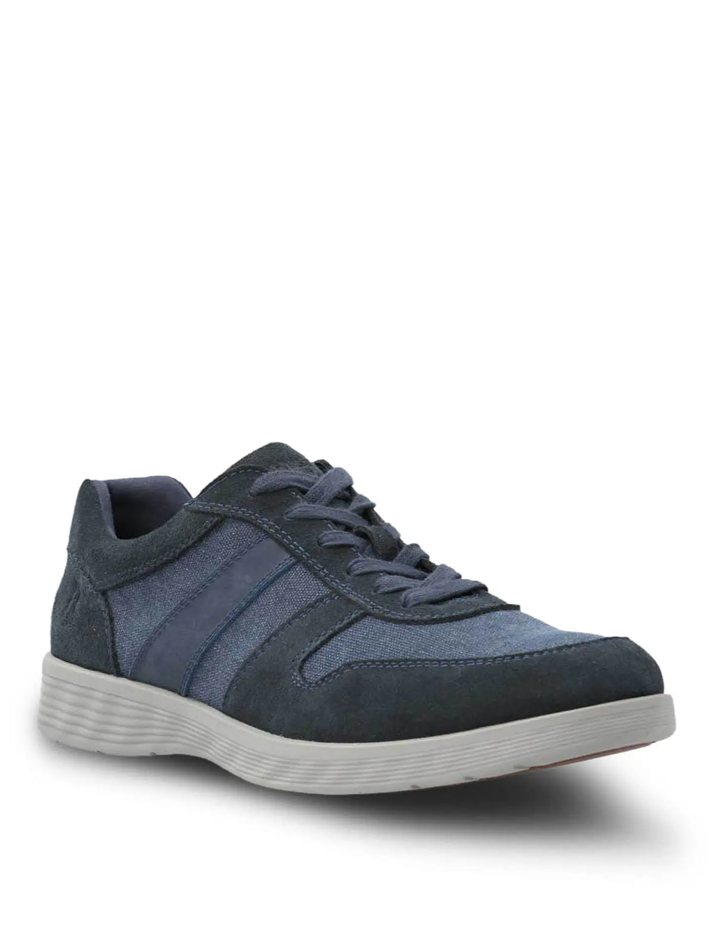 Zapatilla Cuero Hombre Spinal Wave Azul 2