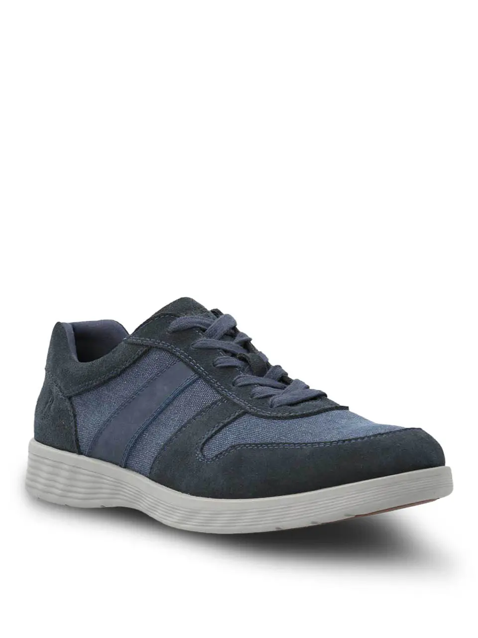 Zapatilla Cuero Hombre Spinal Wave Azul 2