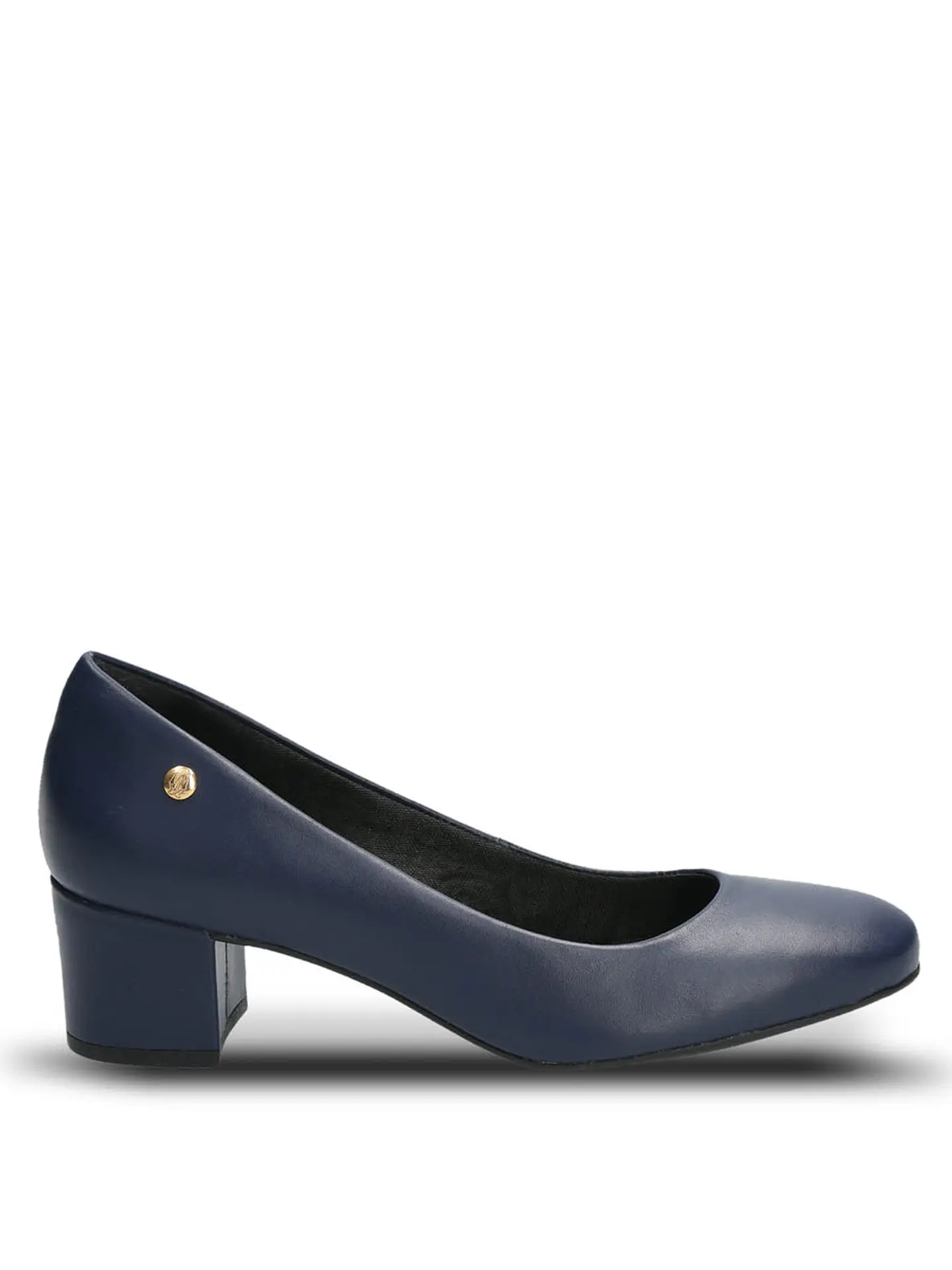 Zapato Cuero Mujer Manson Azul 1