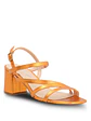 Sandalia Vestir Cuero Mujer Nicolo Naranja - Miniatura 2