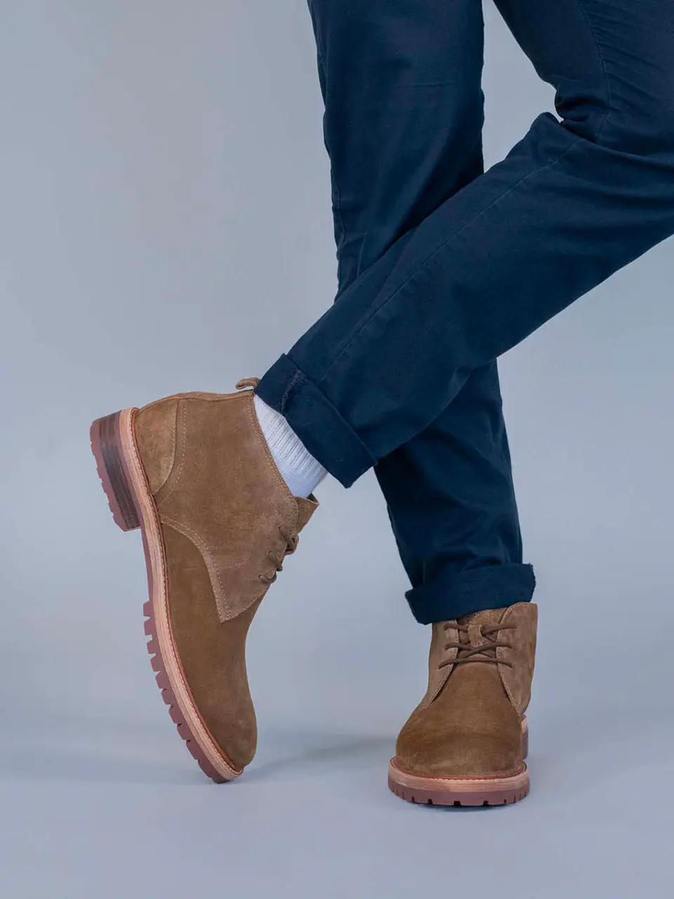 Botin Cuero Hombre Milvio Café 2