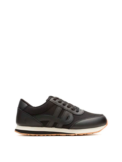 Zapatilla Cuero Hombre Seventy8 Negra