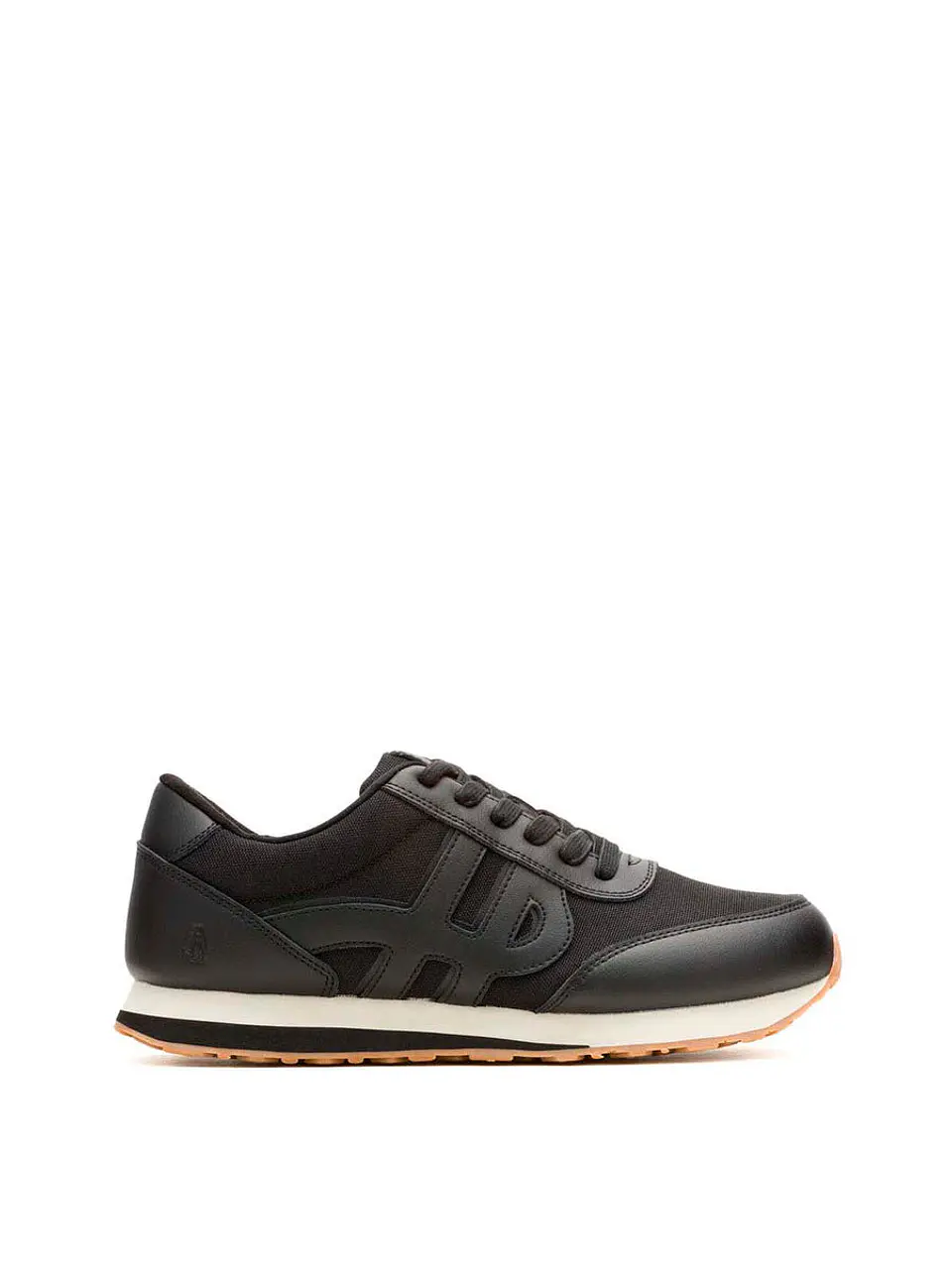 Zapatilla Cuero Hombre Seventy8 Negra 1