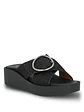 Sandalia Cuero Mujer Gise Negro - Miniatura 2