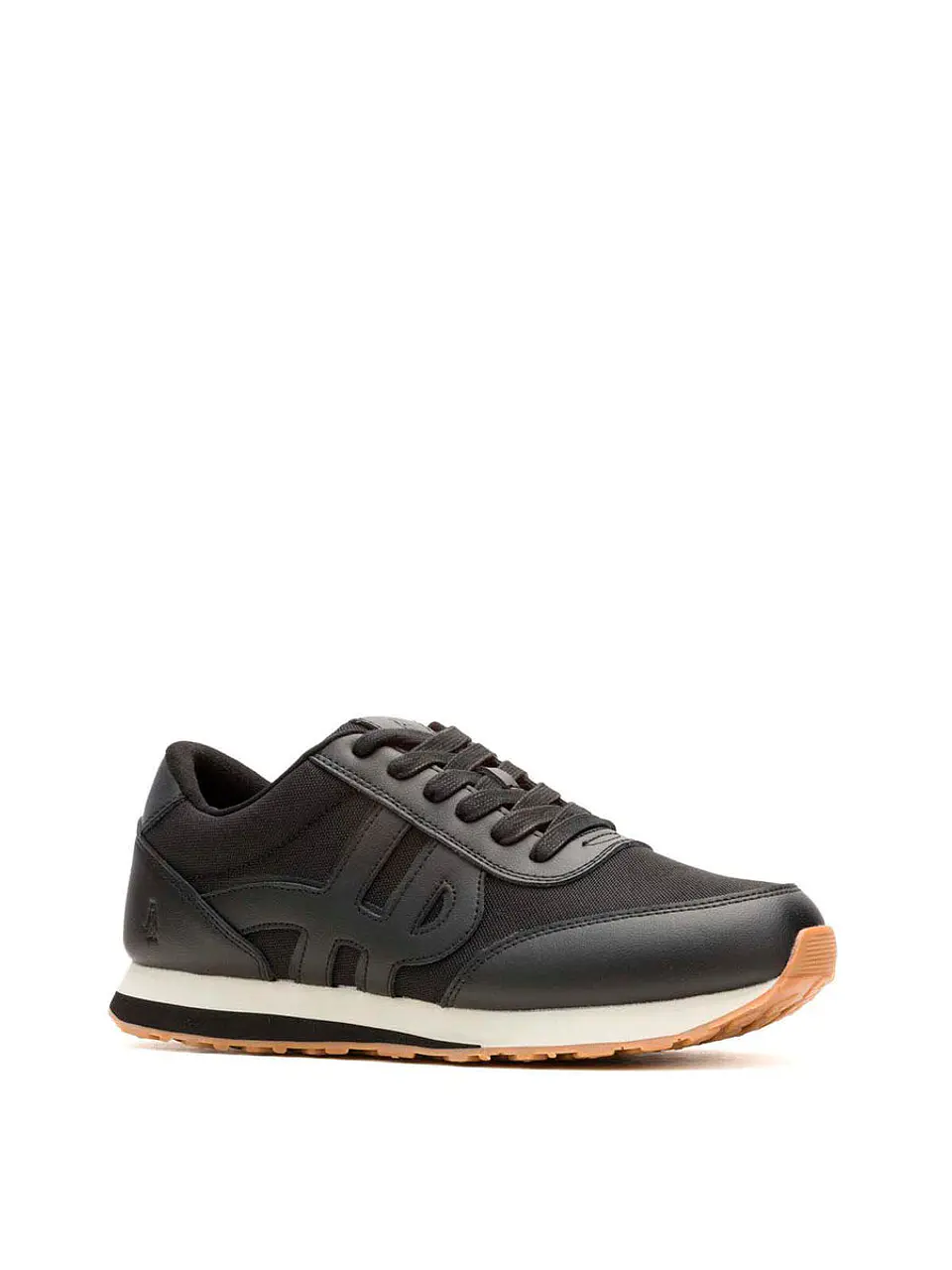 Zapatilla Cuero Hombre Seventy8 Negra 2