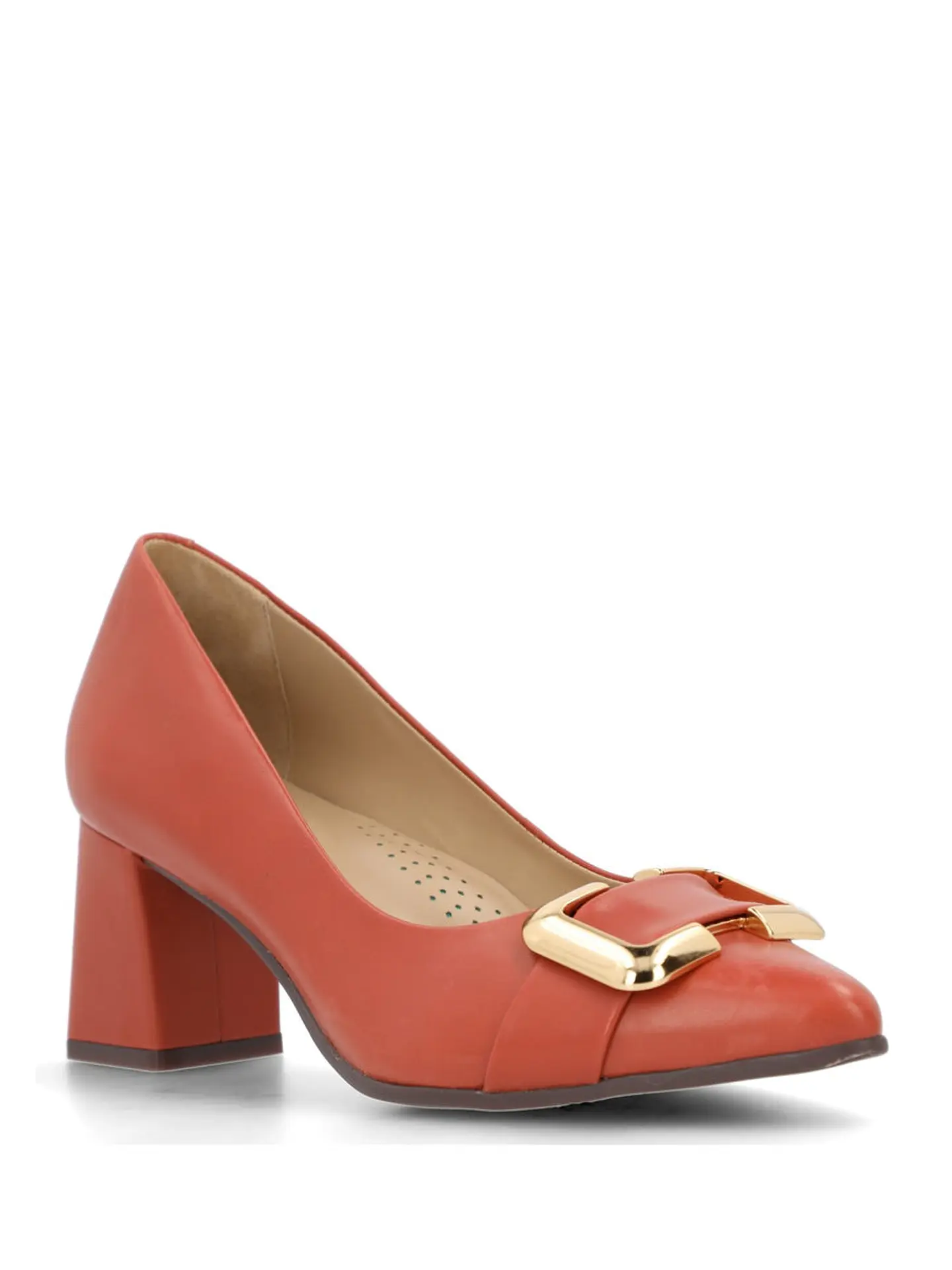 Zapato Mujer Helara Cuero Rojo 2