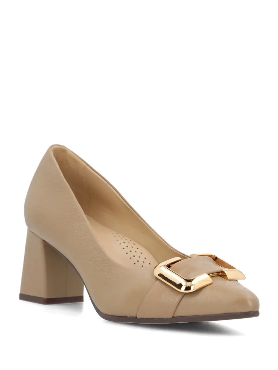 Zapato Mujer Helara Cuero Beige/Crudo 2