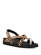 Sandalia Mujer Foria Cuero Negro - Miniatura 2