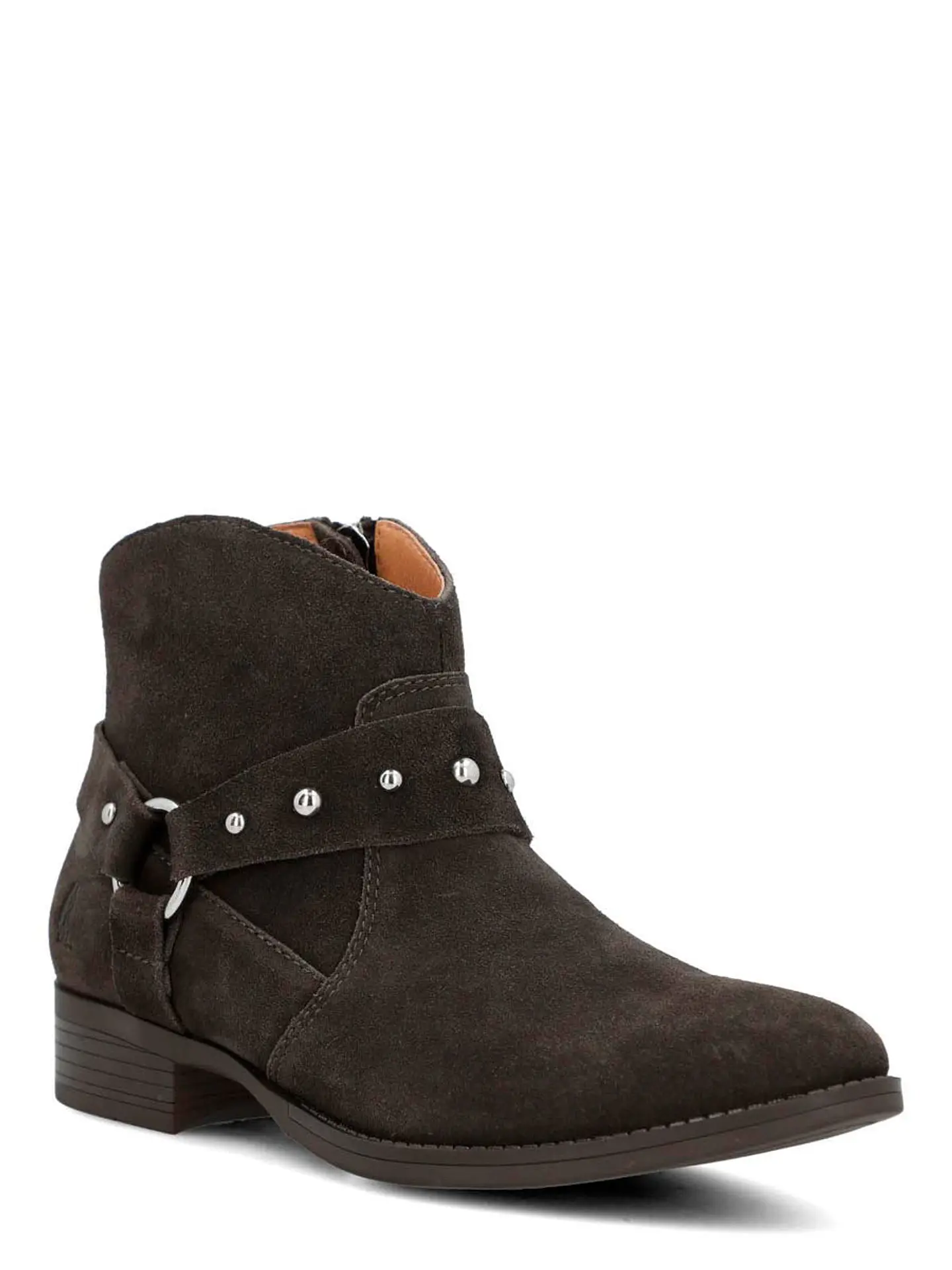 Botin Cuero Mujer Alvania Café 2