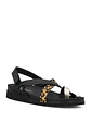 Sandalia Mujer Foria Cuero Negro - Miniatura 2
