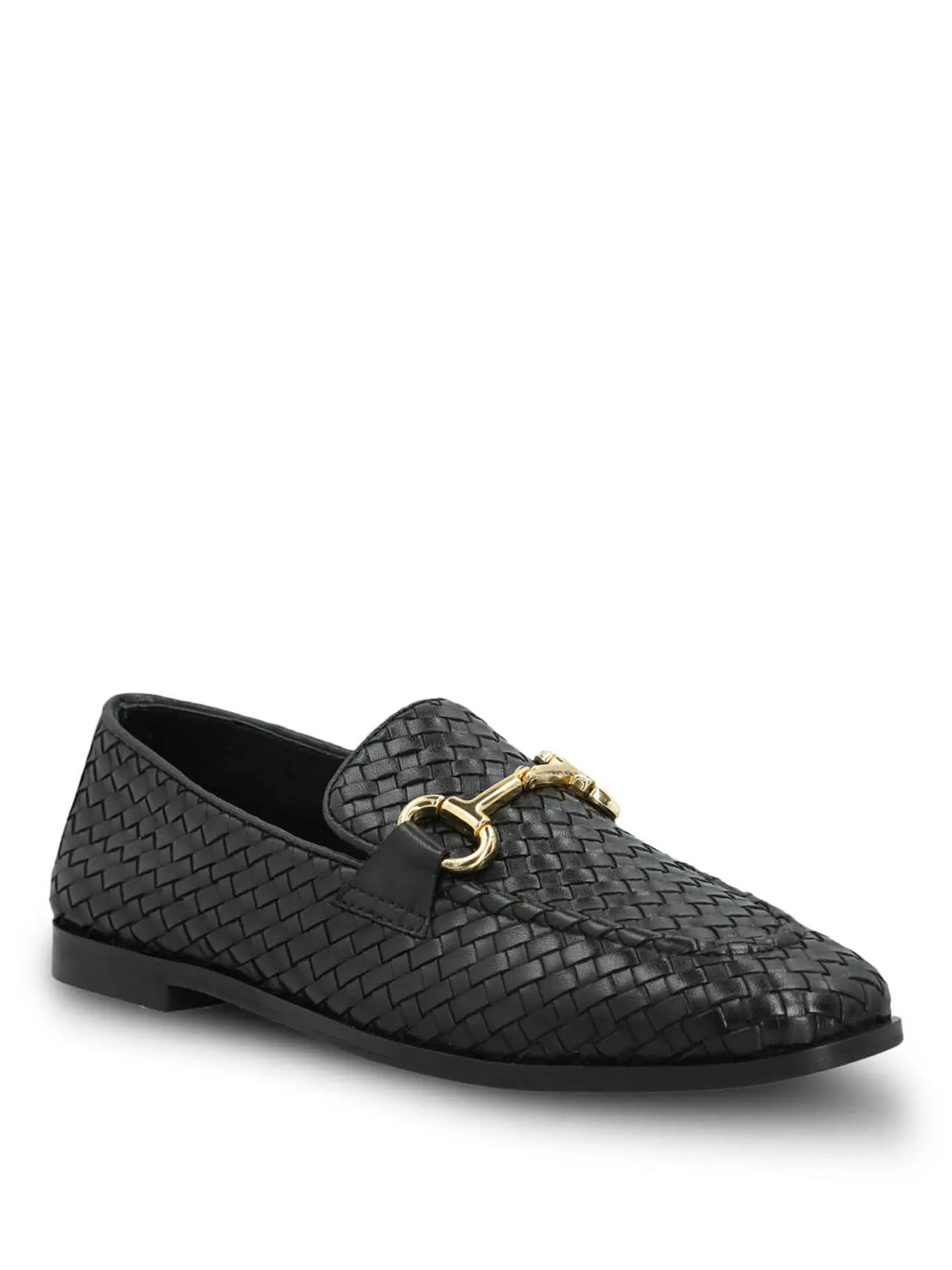 Mocasin Cuero Mujer Feels Negro 2