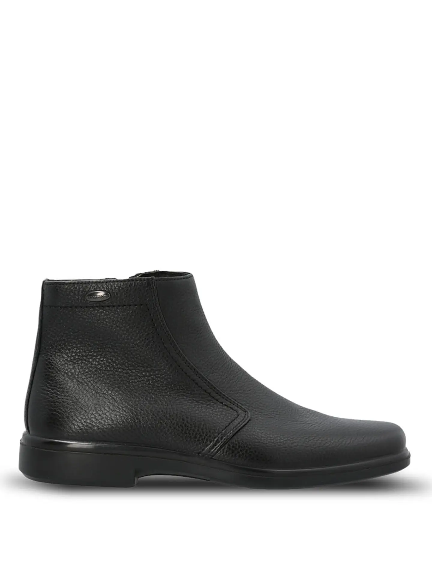 Bota Cuero Hombre Waterproof California Negra 1