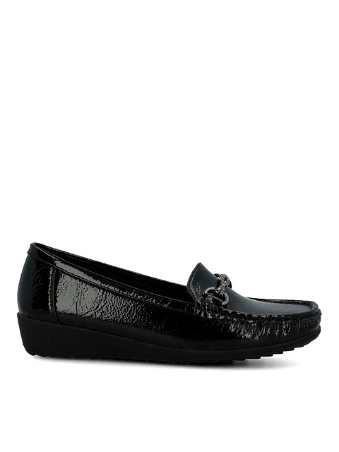 Mocasin Mujer Anastasia Negro