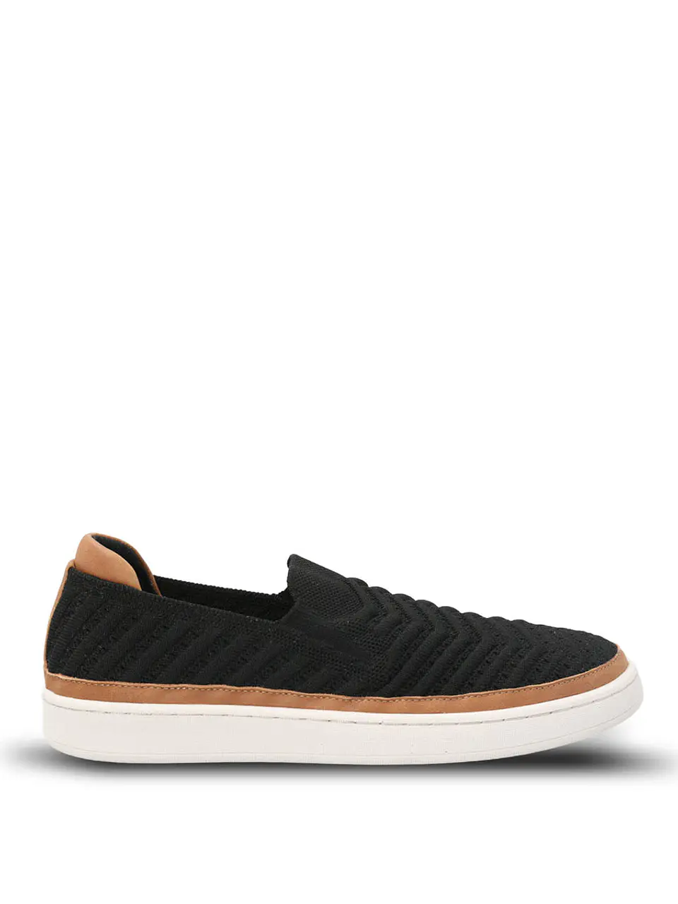 Zapatilla Knit Mujer Trento Negro 1