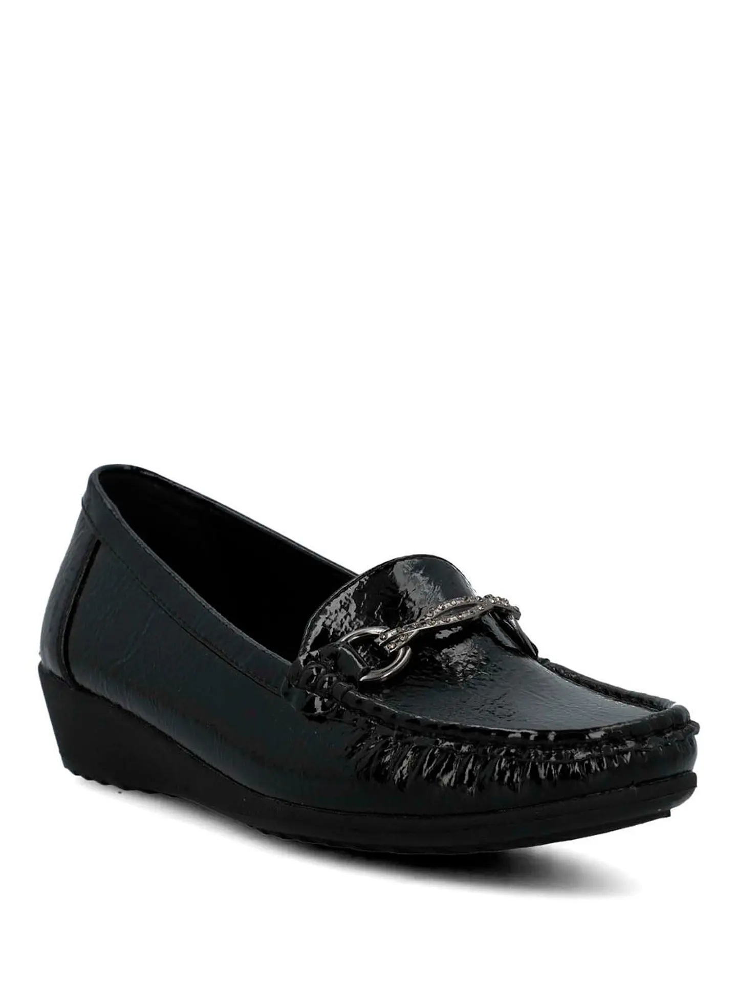 Mocasin Mujer Anastasia Negro 2