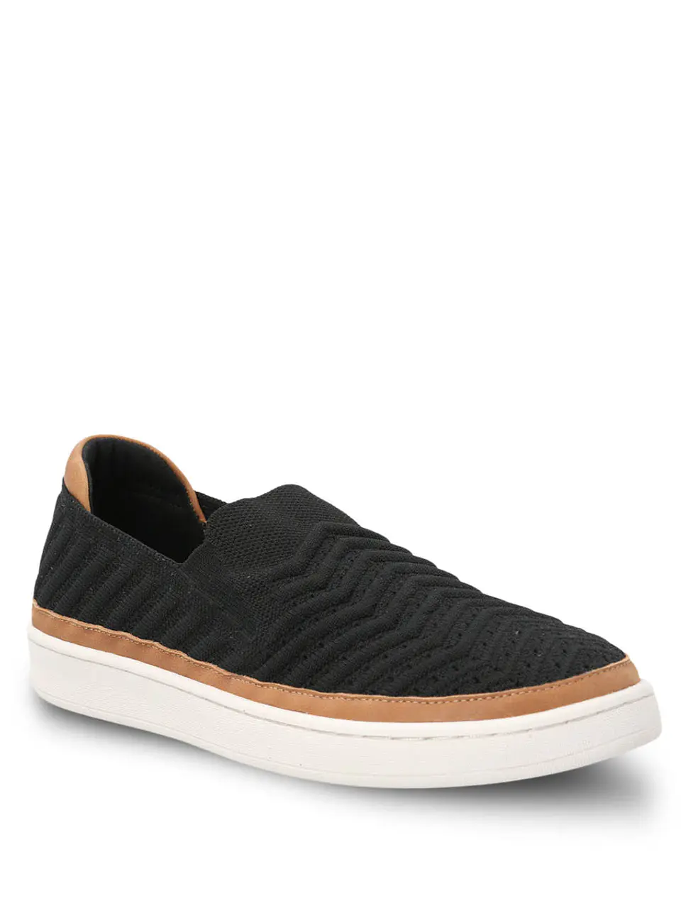 Zapatilla Knit Mujer Trento Negro 2