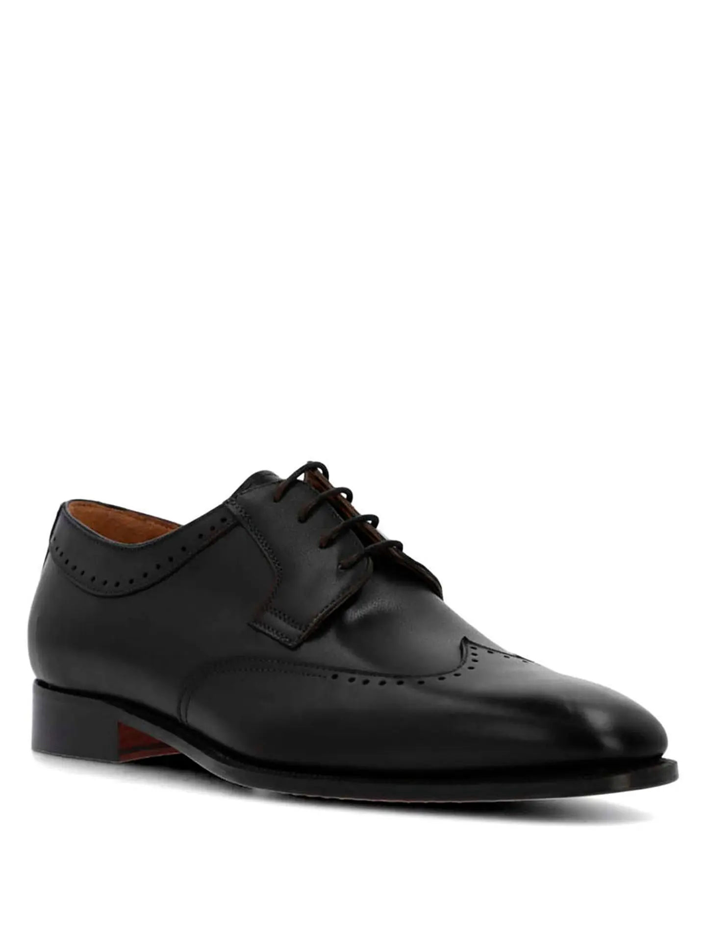 Zapato Italiano Cuero Lorenz Negro 2