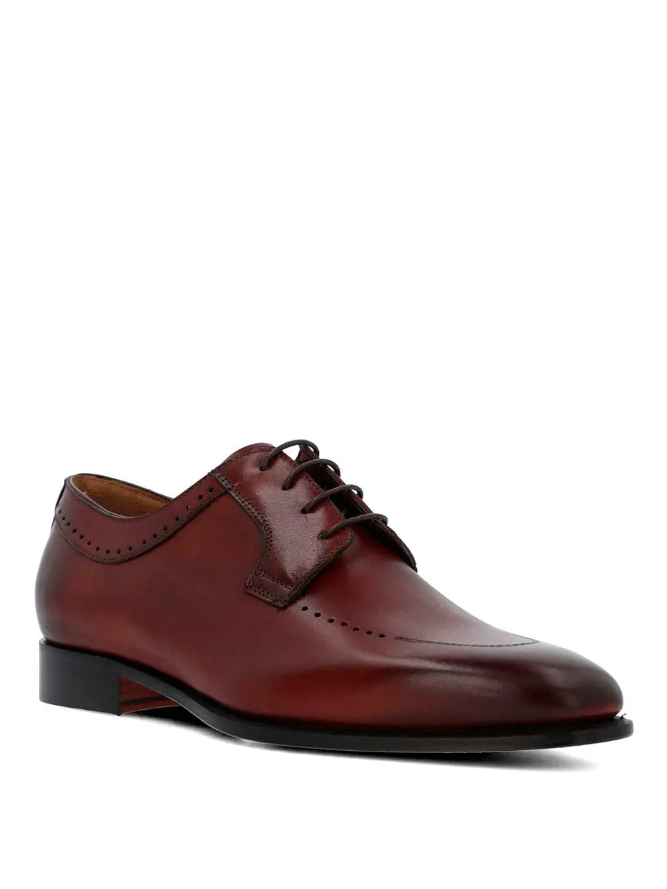 Zapato Italiano Cuero Letto Café 2