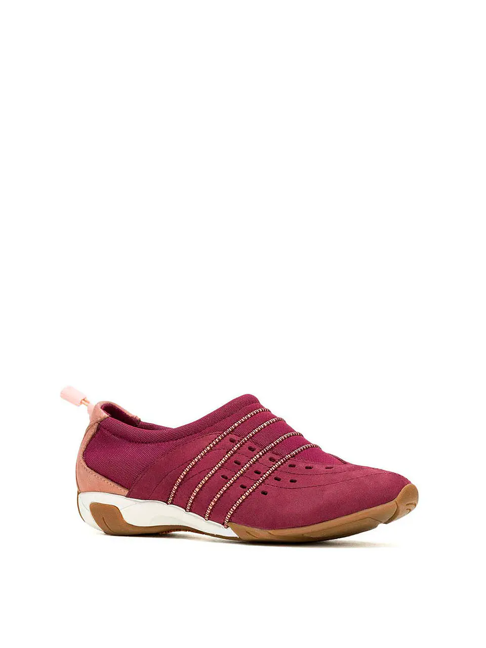 Zapatilla Cuero Mujer Energize Burdeo 2