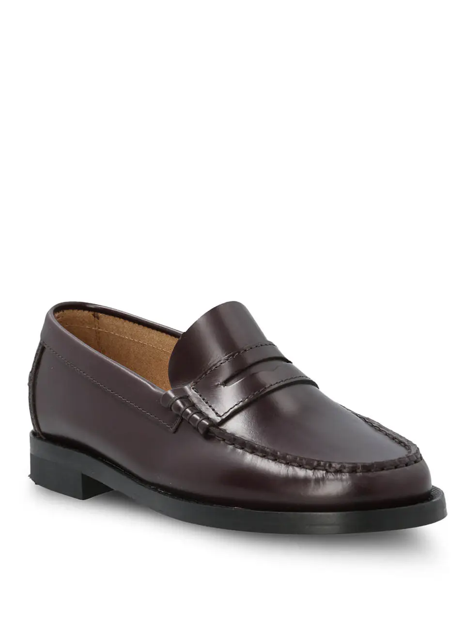 Mocasin Mujer Italiano Cuero Madrini Burdeo 2