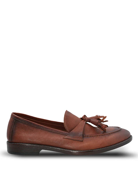 Mocasin Cuero Hombre Tivoli Café