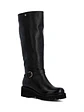 Bota Cuero Mujer Blisda Negra - Miniatura 2