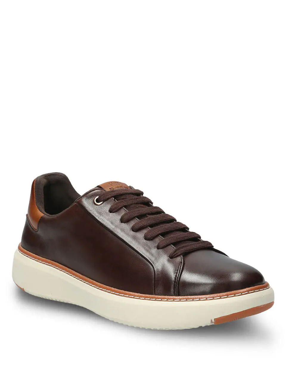 Zapatilla Cuero Hombre Force G Café 2