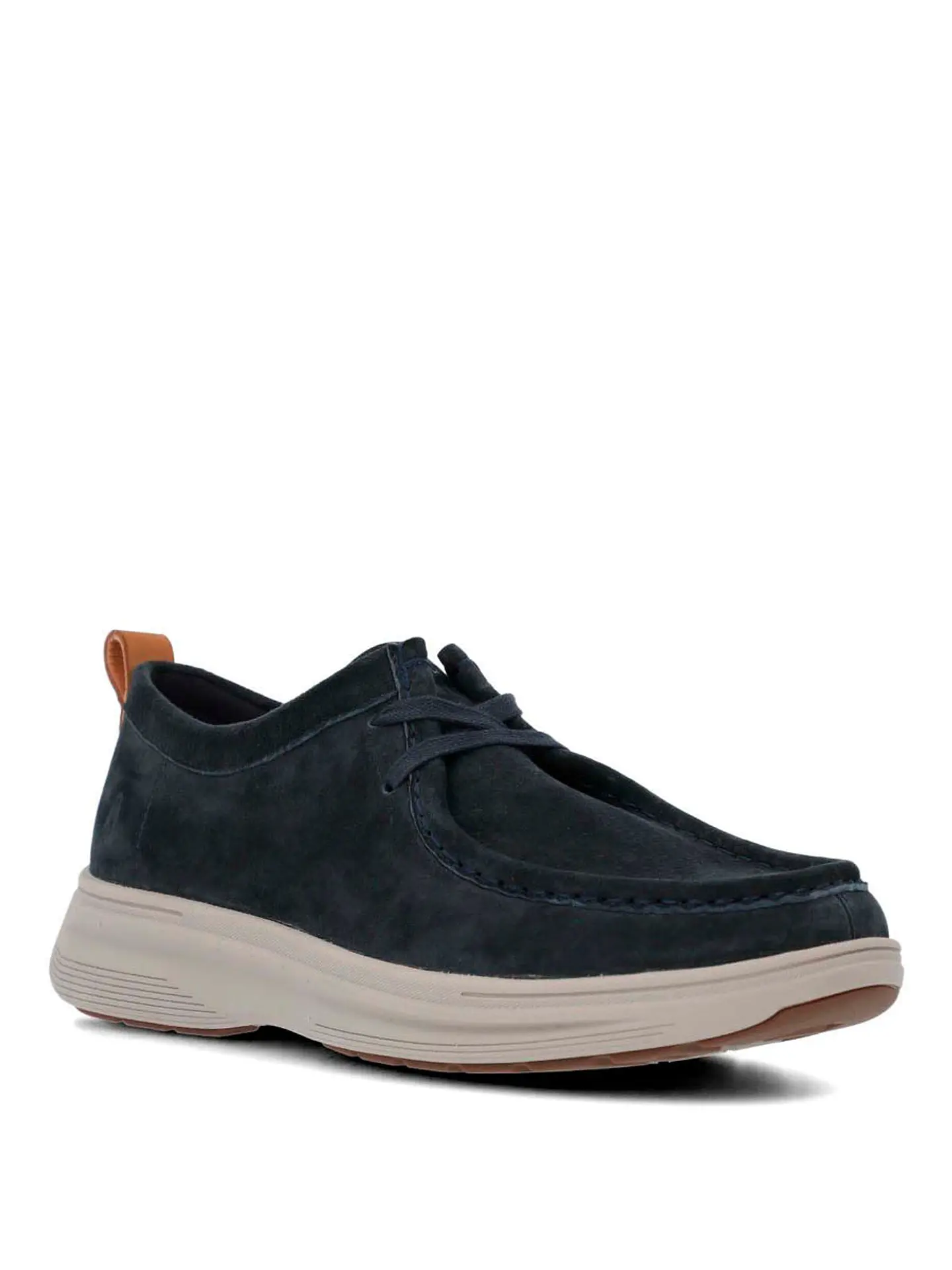 Zapato Cuero Hombre Walls Azul 2