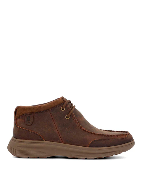 Botin Cuero Hombre Montaro Café Oscuro