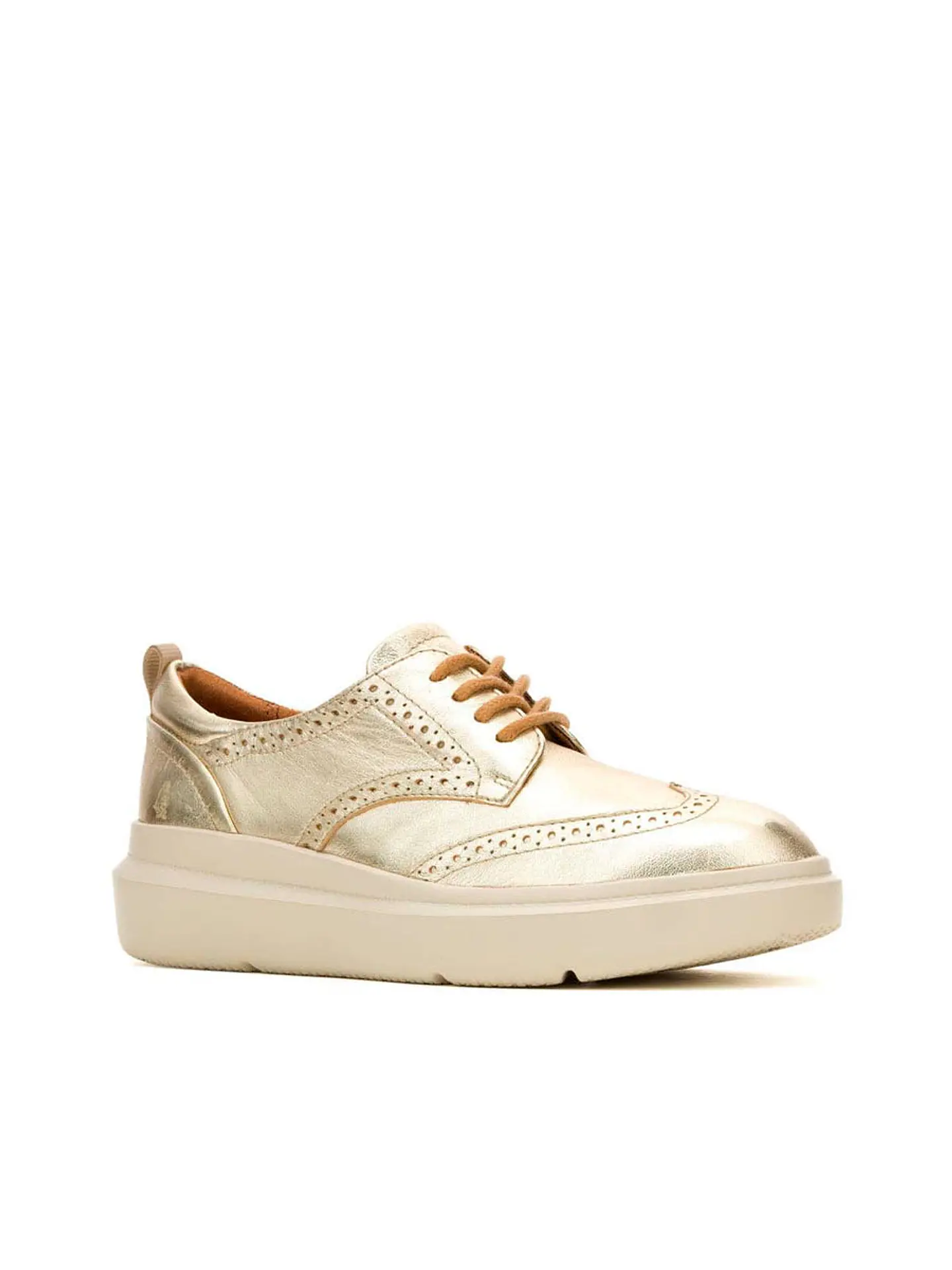 Zapato Cuero Joy Wingtip Metalizado 2