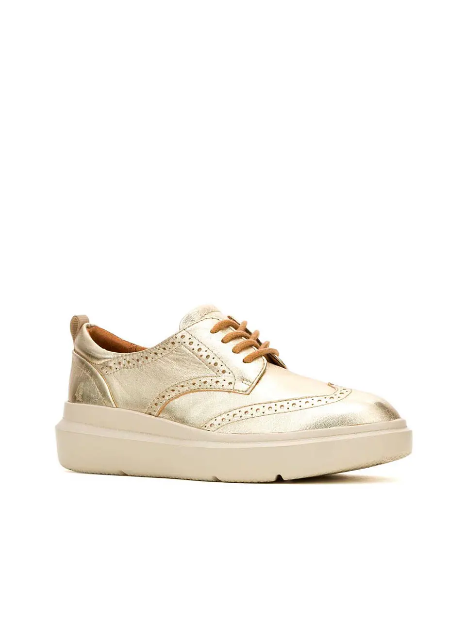 Zapato Cuero Joy Wingtip Metalizado 2