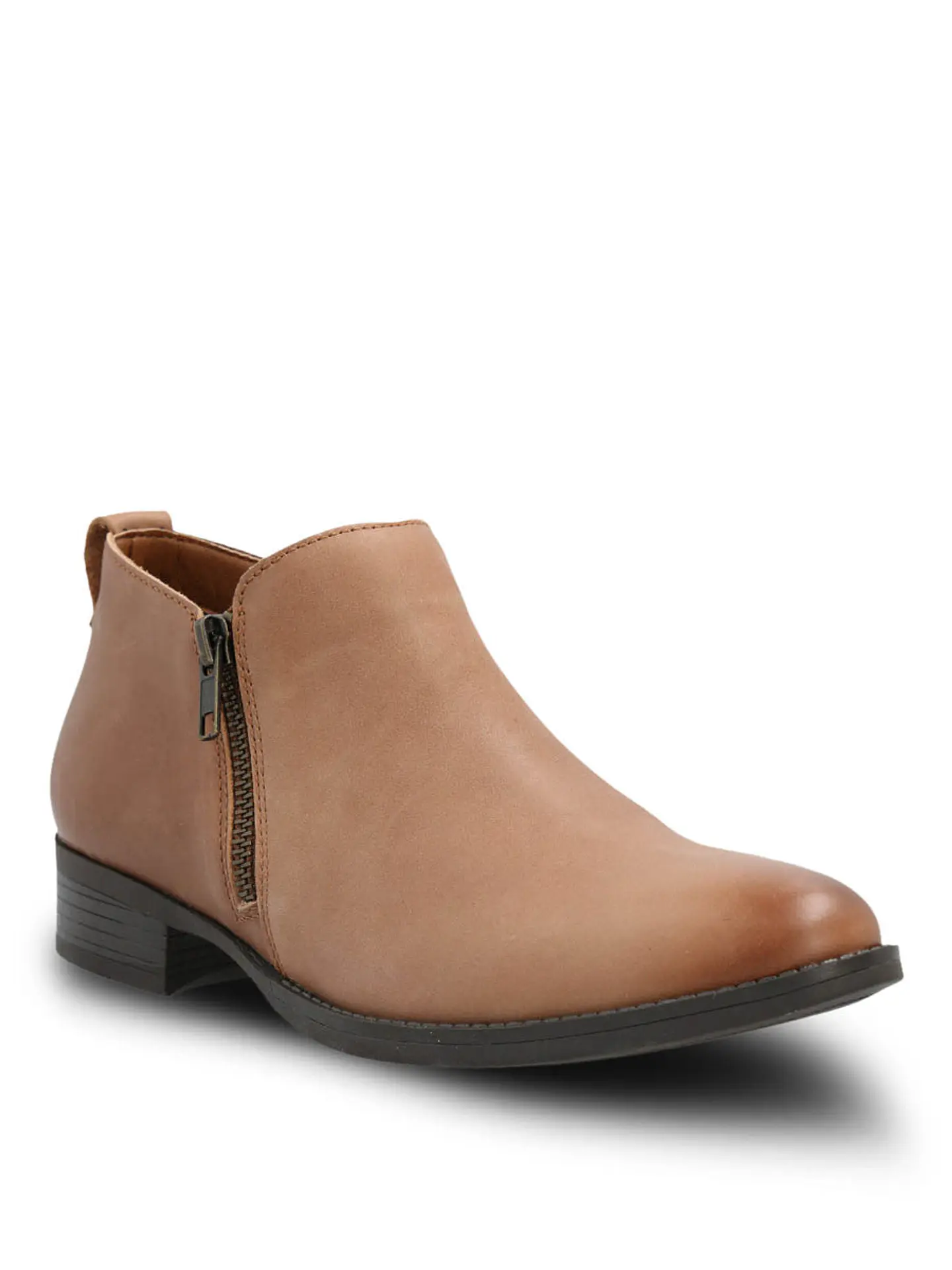 Zapato Cuero Mujer Leiden Café 2