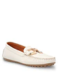 Mocasin Cuero Mujer Rodeo Blanco - Miniatura 2